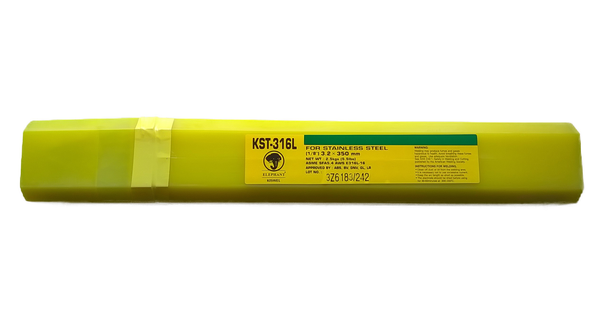 Que hàn inox 3.2mm Kiswel KST-316L ( 3.2x350mm)