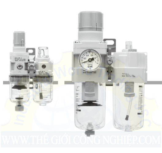 Air Filter Regulator Lubricator AC10A-A to AC40A-A