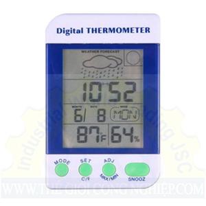 Đồng hồ đo nhiệt độ và độ ẩm, dải đo nhiệt độ -50˚C ~ +70˚C, dải đo độ ẩm  20%RH ~ 99%RH