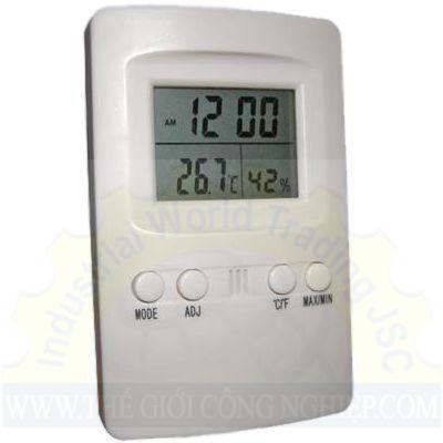 Nhiệt ẩm kế điện tử ,dải đo nhiệt độ -5 ~ 50°C, dải đo độ ẩm 30 ~ 90%rh