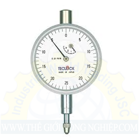 Đồng hồ so chân thẳng Teclock TM-1202, 0-2mm/0.001mm