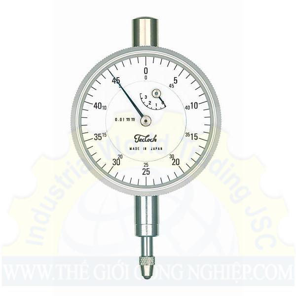 Đồng hồ so chân thẳng Teclock TM-37, 0-3,5 mm/0.01mm