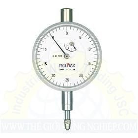 Đồng hồ so chân thẳng Teclock TM-37C, 0-3,5mm/0.01mm
