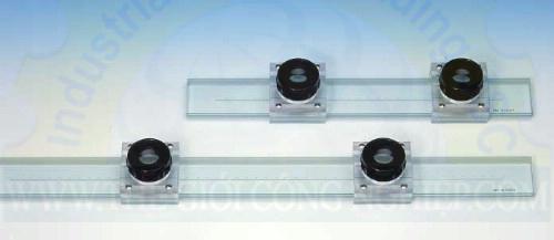 Thước thủy tinh 300mm có kính lúp PEAK 1972-300S, độ phóng đại 10x