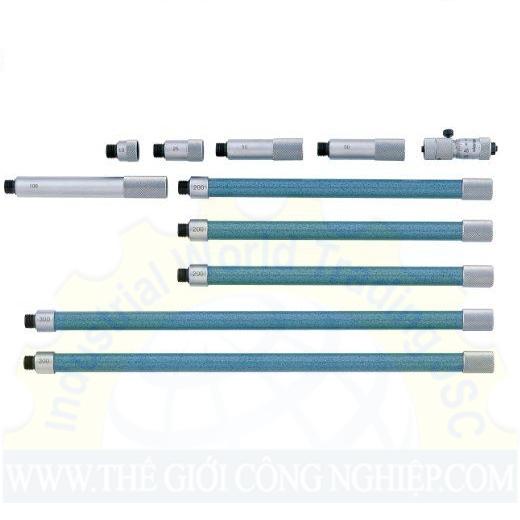 Panme cơ đo trong dạng ống nối Mitutoyo 137-205, 50-1500mm/0.01mm, dạng khẩu 