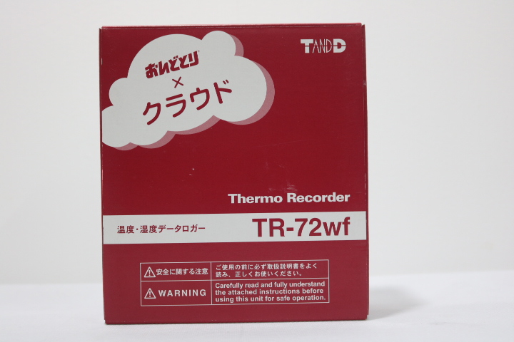 Nhiệt ẩm kế tự ghi Tandd TR-72WF, dải đo nhiệt độ 0 ~ 55°C, dải đo độ ẩm 10 ~ 95%RH