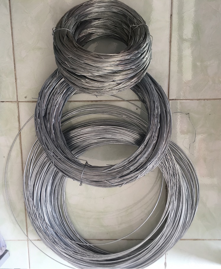 Dây kẽm thép trắng phi 4mm