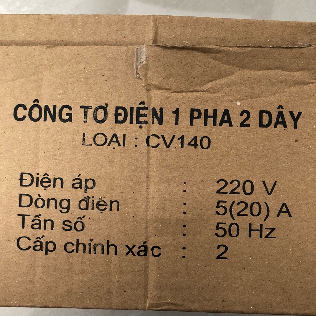 Công tơ điện Gelexemic CV140 1 pha 2 dây