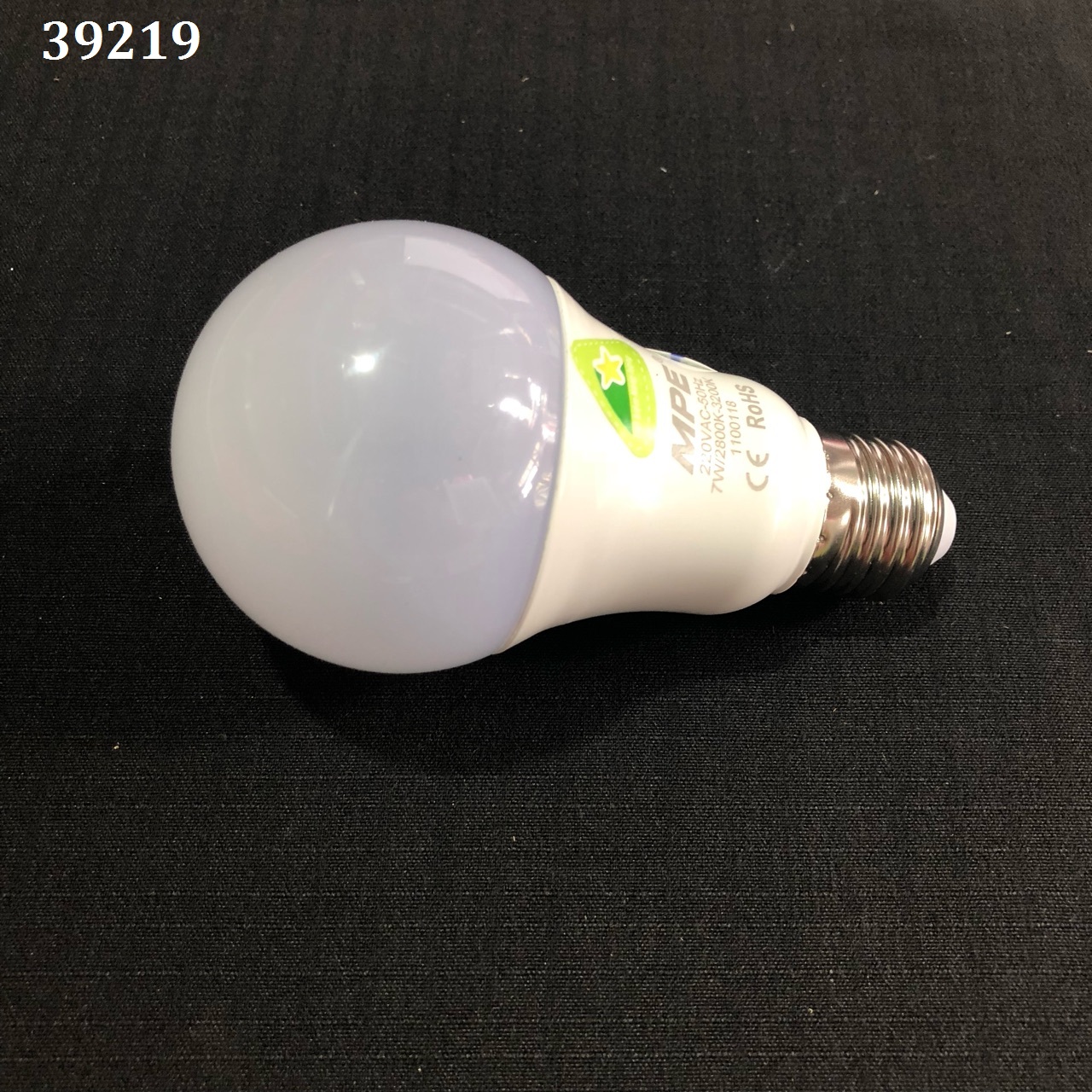 Đèn led bulb 7w ánh sáng vàng, kích thước φ60mm x 110mm MPE LBL-7V