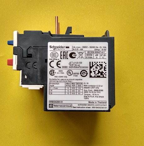 Relay nhiệt 3P SCHNEIDER LRD08 (2.5-4A)