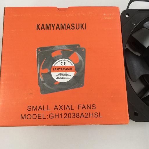 Quạt tản nhiệt Kamyamasuki GH12038HSL, kích thước 120x120x38mm điện áp AC 220/240V