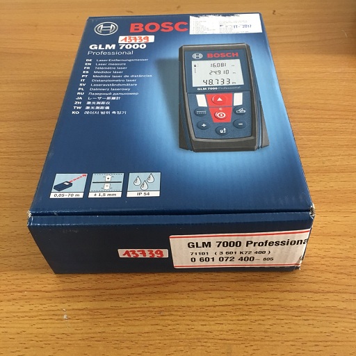 Máy đo khoảng cách laser BOSCH GLM 7000, dải đo 0.05-70m