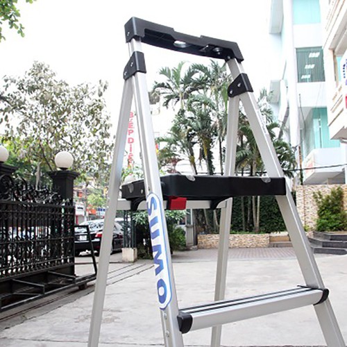 Thang nhôm ghế 5 bậc xếp gọn SUMO ADS-605, tải trọng 150kg