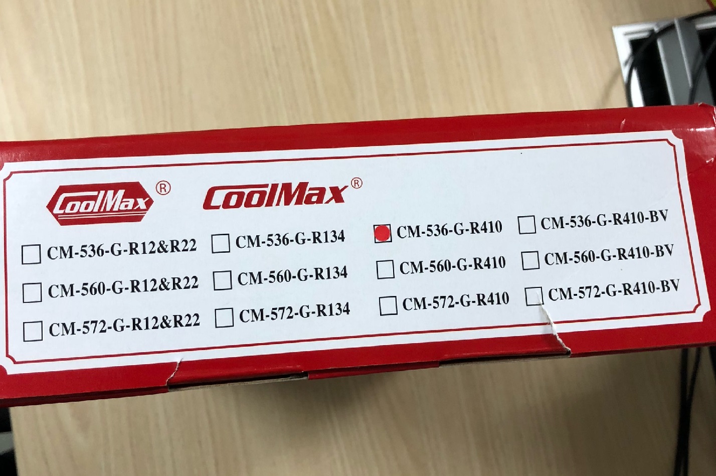 Bộ đồng hồ nạp gas R410 Coolmax CM-536-G-R410