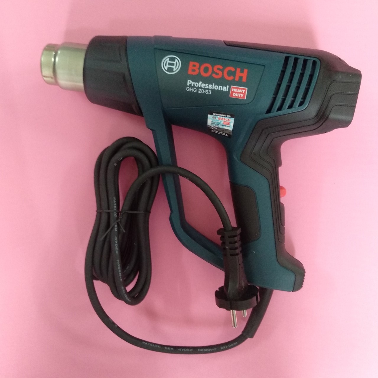 Súng thổi hơi nóng BOSCH GHG 630 DCE, 2000W