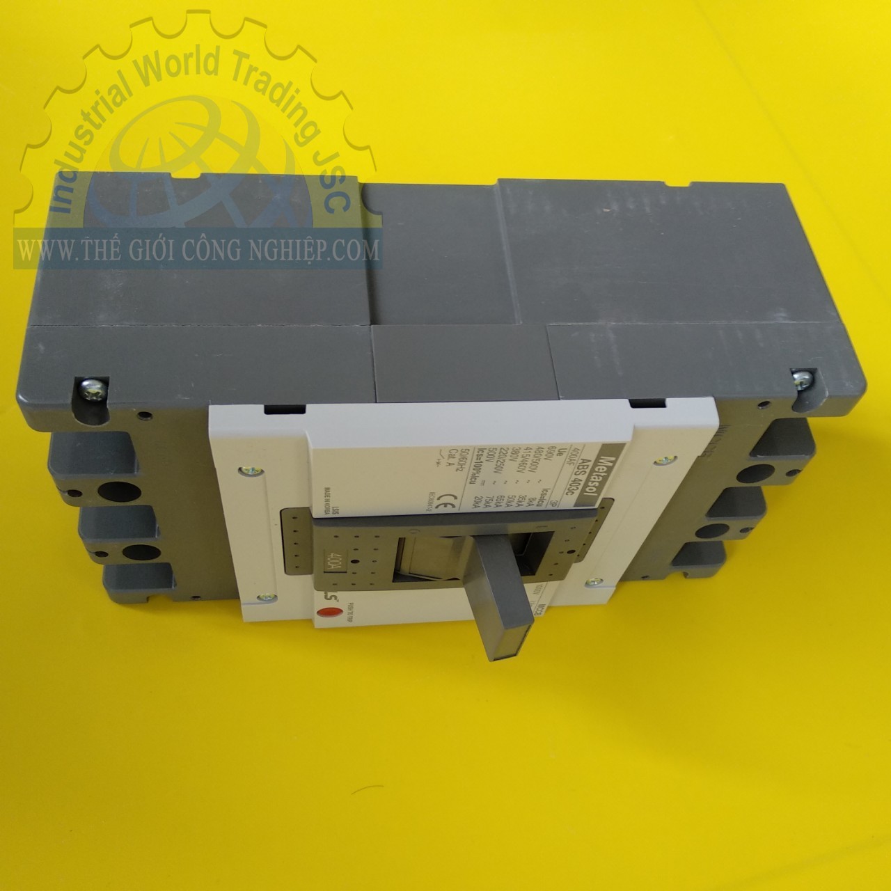 Cầu dao tự động MCCB (Aptomat) LS ABS403C 400A, khối 3 pha