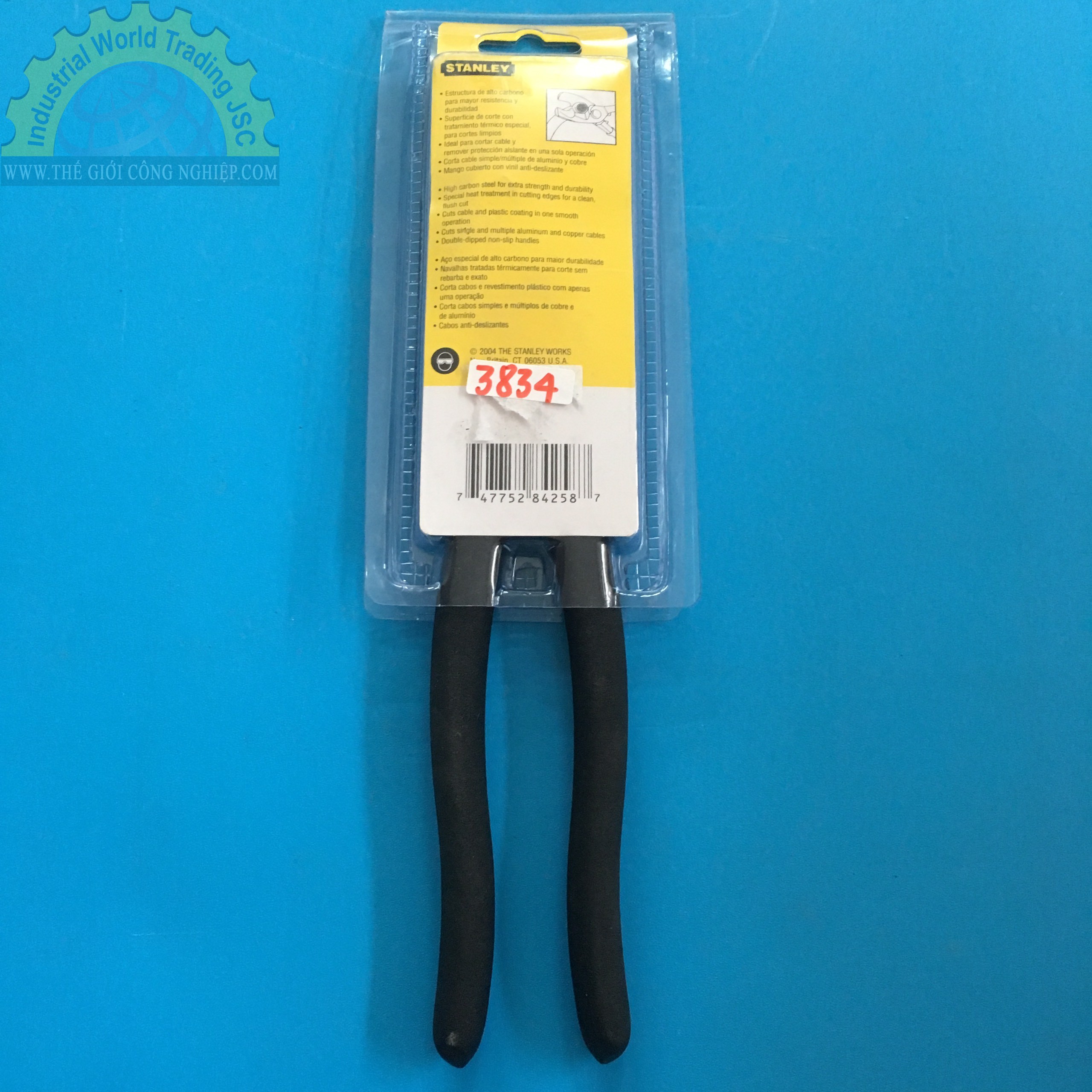 Kìm cắt cáp 10inch Stanley 84-258