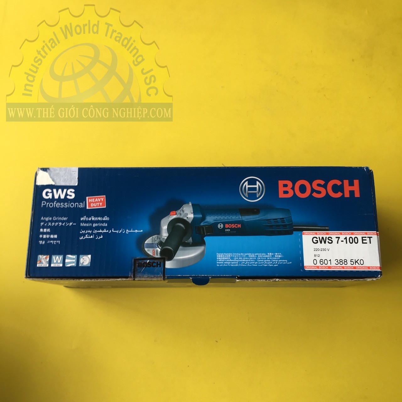 Máy mài góc BOSCH GWS 7-100 ET, 100mm - 720W