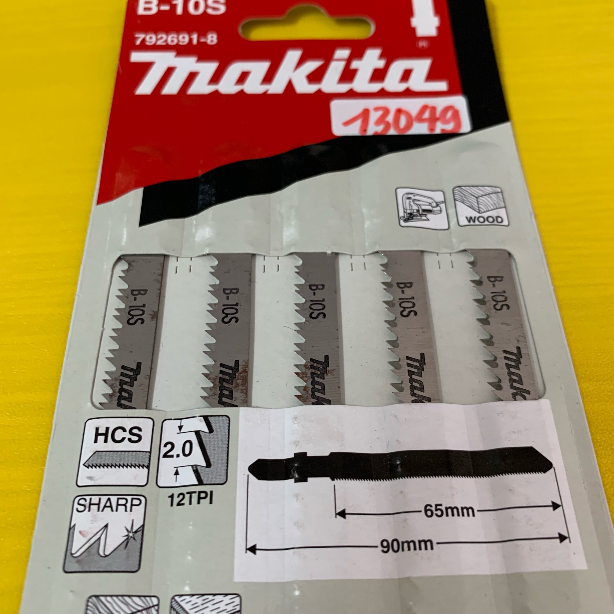 Bộ lưỡi cưa lọng gỗ 5 chi tiết B-10S Makita 792691-8