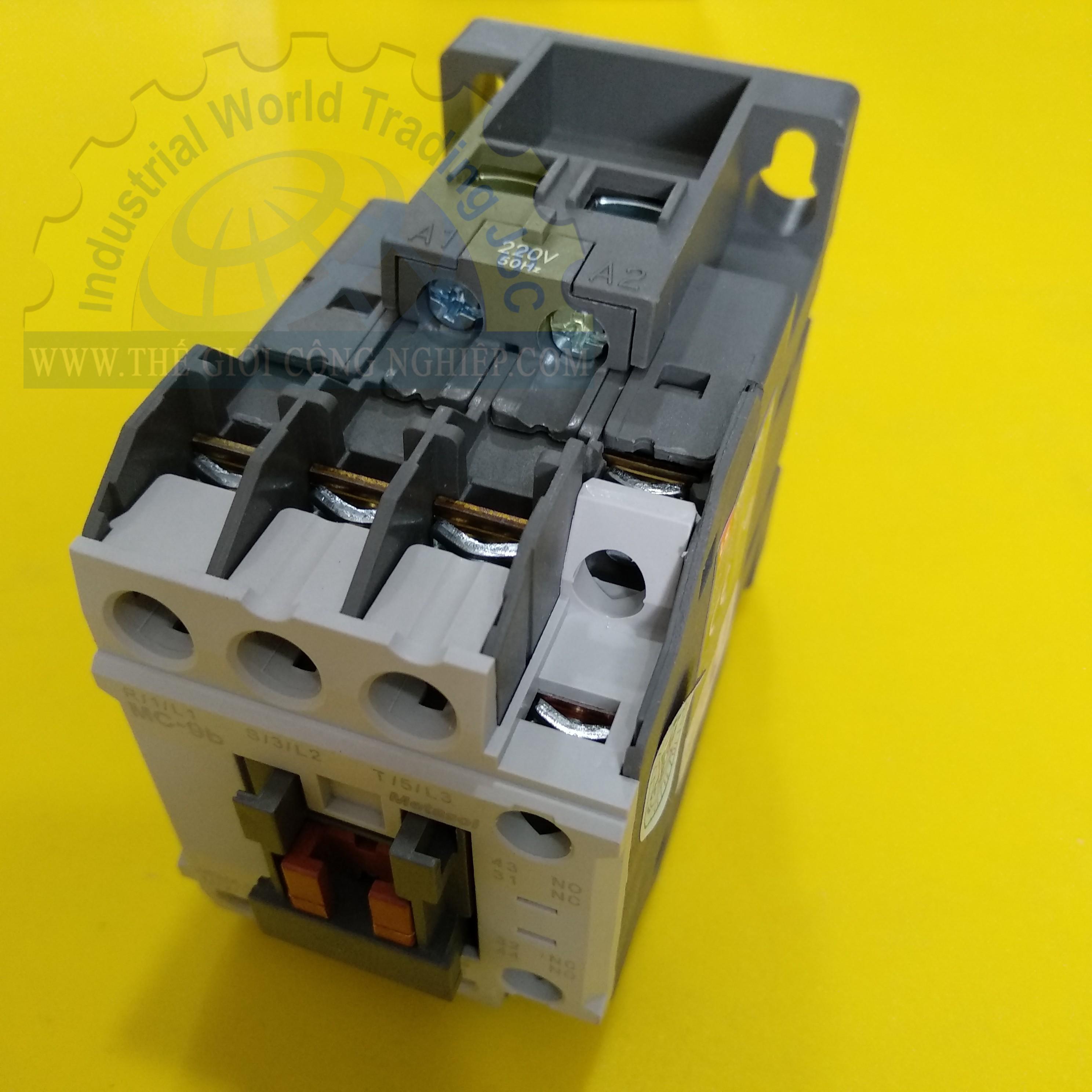 Khởi động từ Contactor 3 pha LS MC-9b 9A 4kW 1NO+1NC Coil 220V