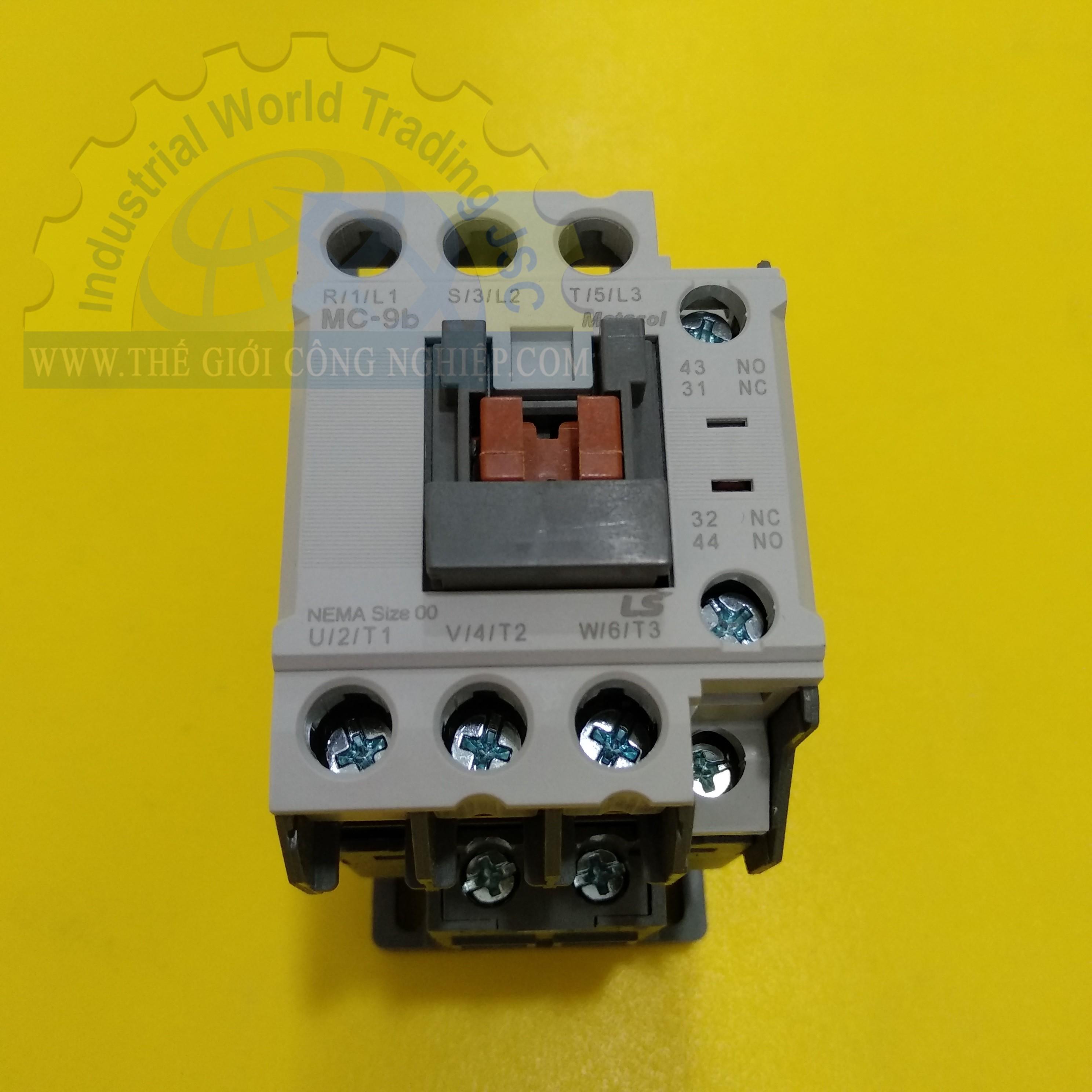 Khởi động từ Contactor 3 pha LS MC-9b 9A 4kW 1NO+1NC Coil 220V