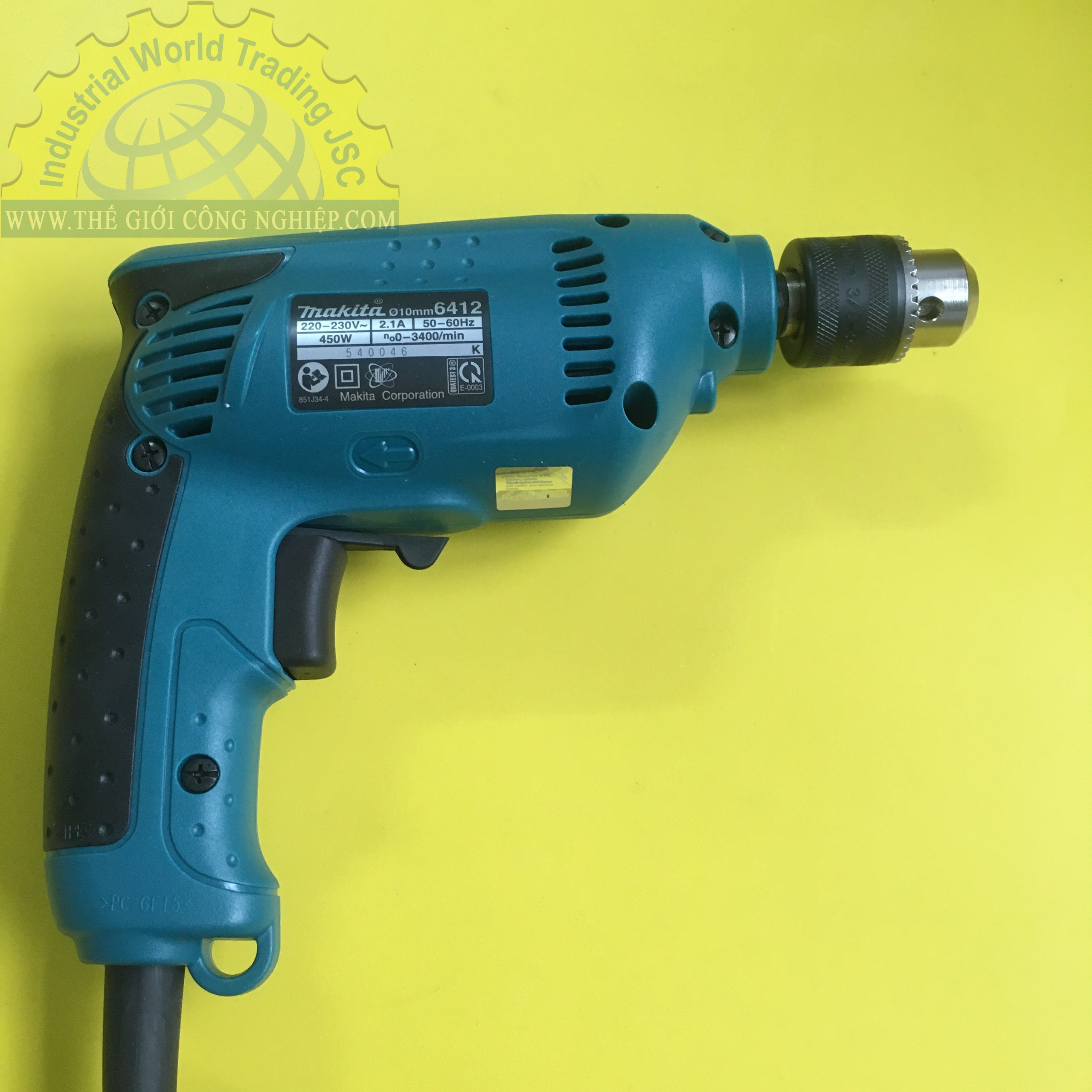  Máy khoan tốc độ cao 450W, 10mm Makita 6412