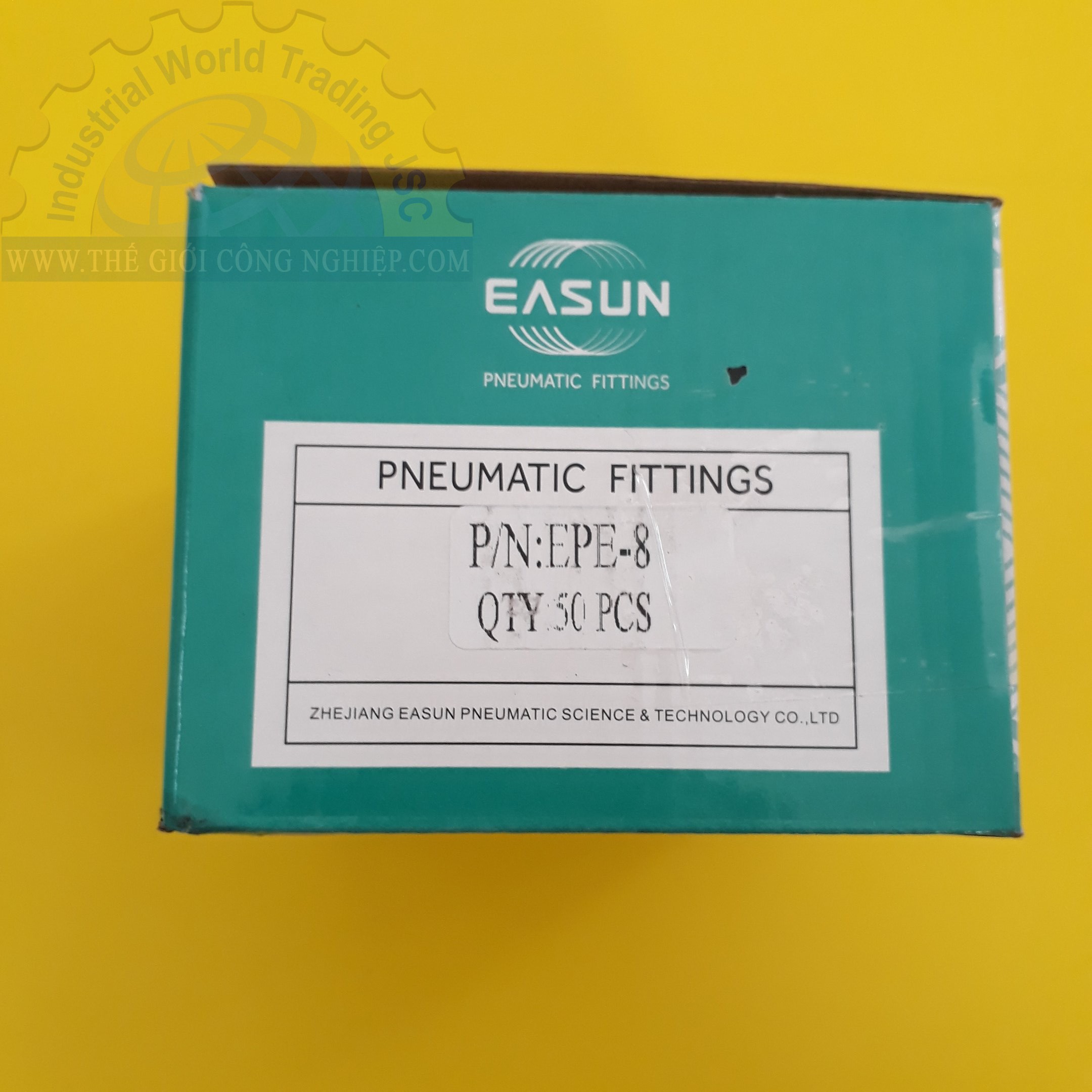 Đầu nối hơi chữ T 3 đầu ống 8mm EPE-8 EASUN