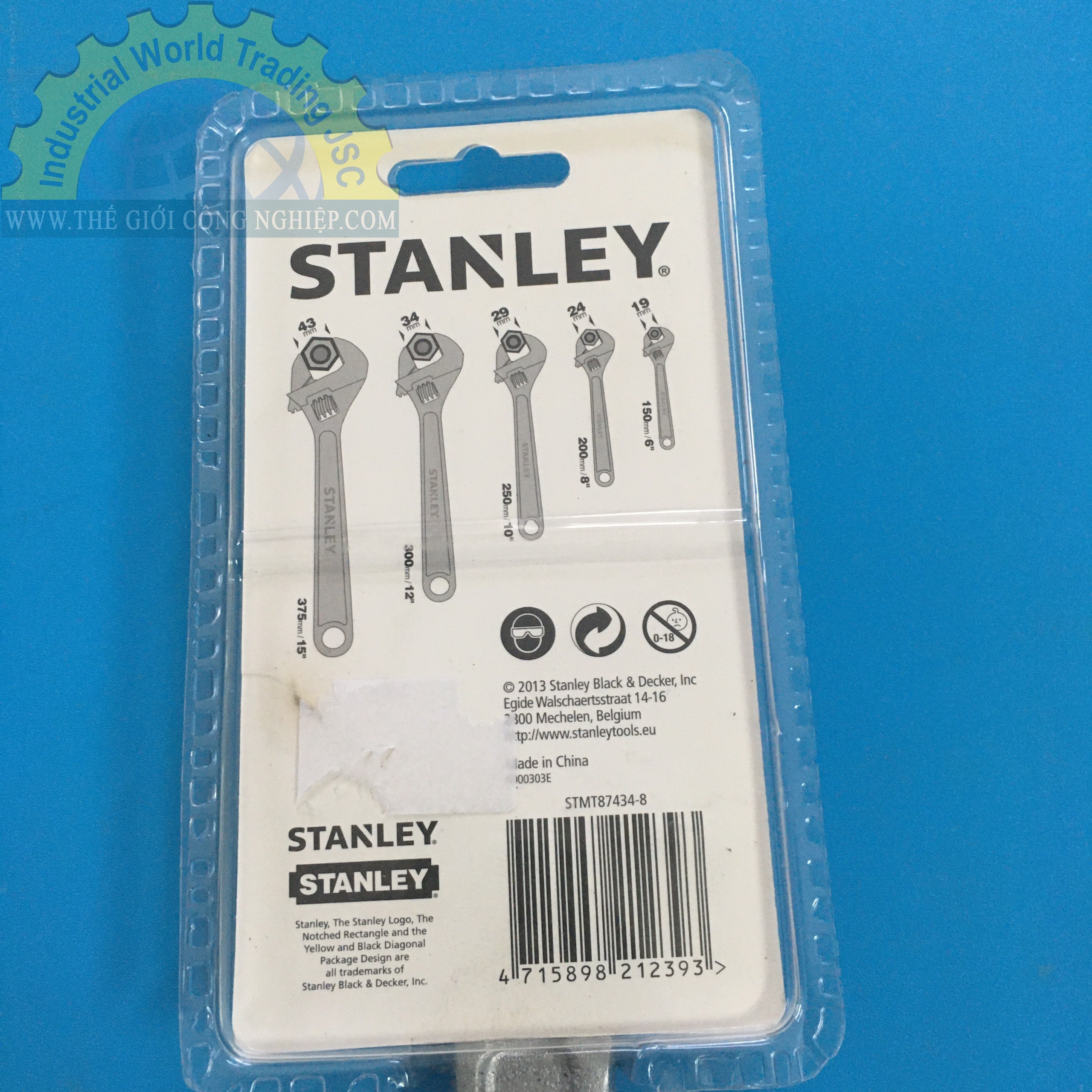  Mỏ lết Stanley 87-434, 12 inch/300mm