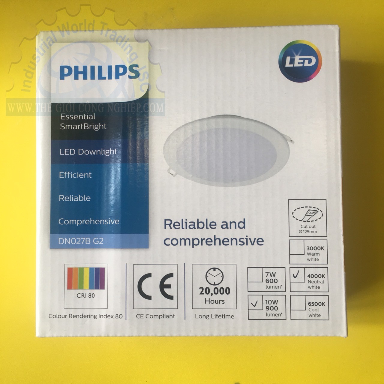 Đèn led tròn âm trần 10W Philips 45772