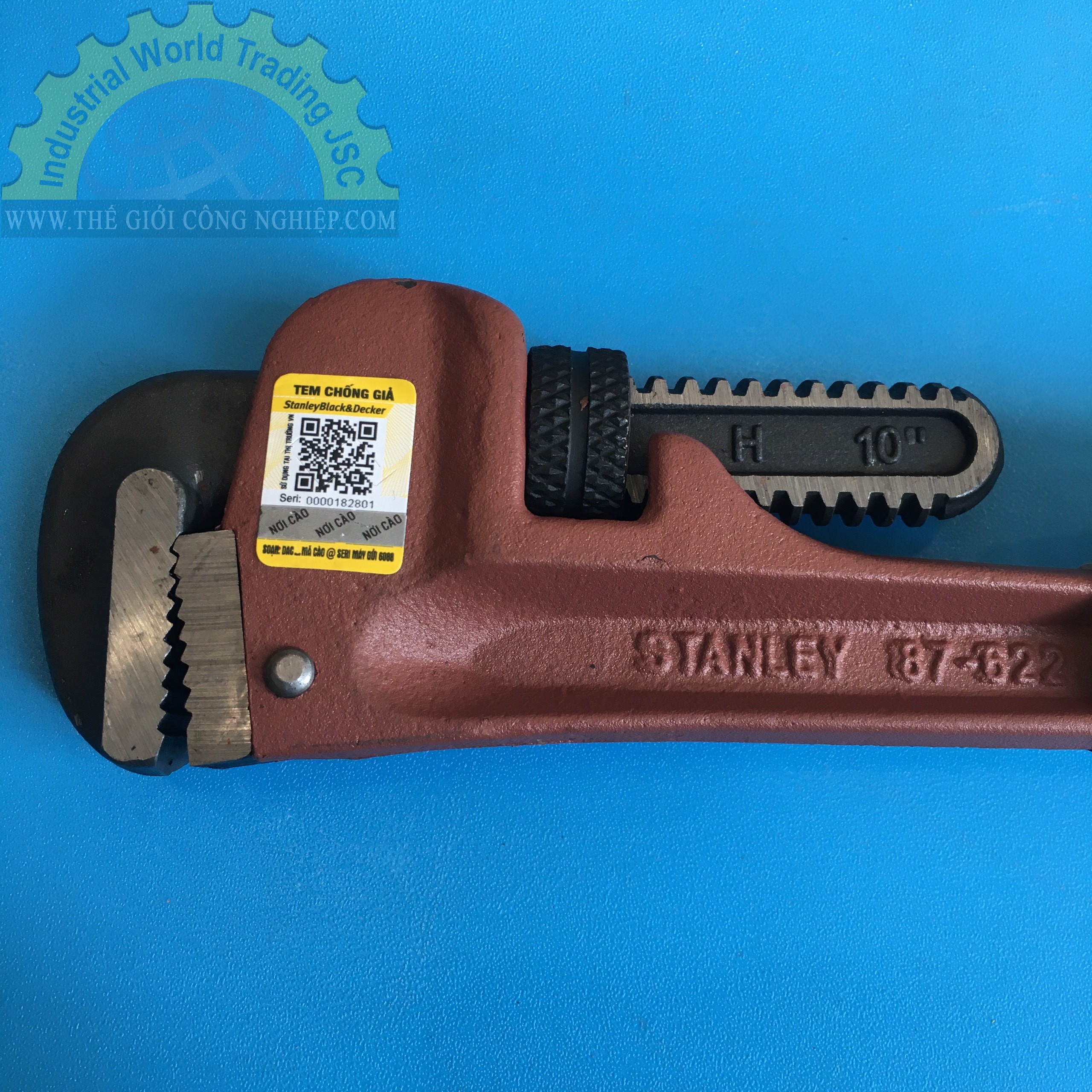 Mỏ lết răng 10 inch STANLEY 87-622