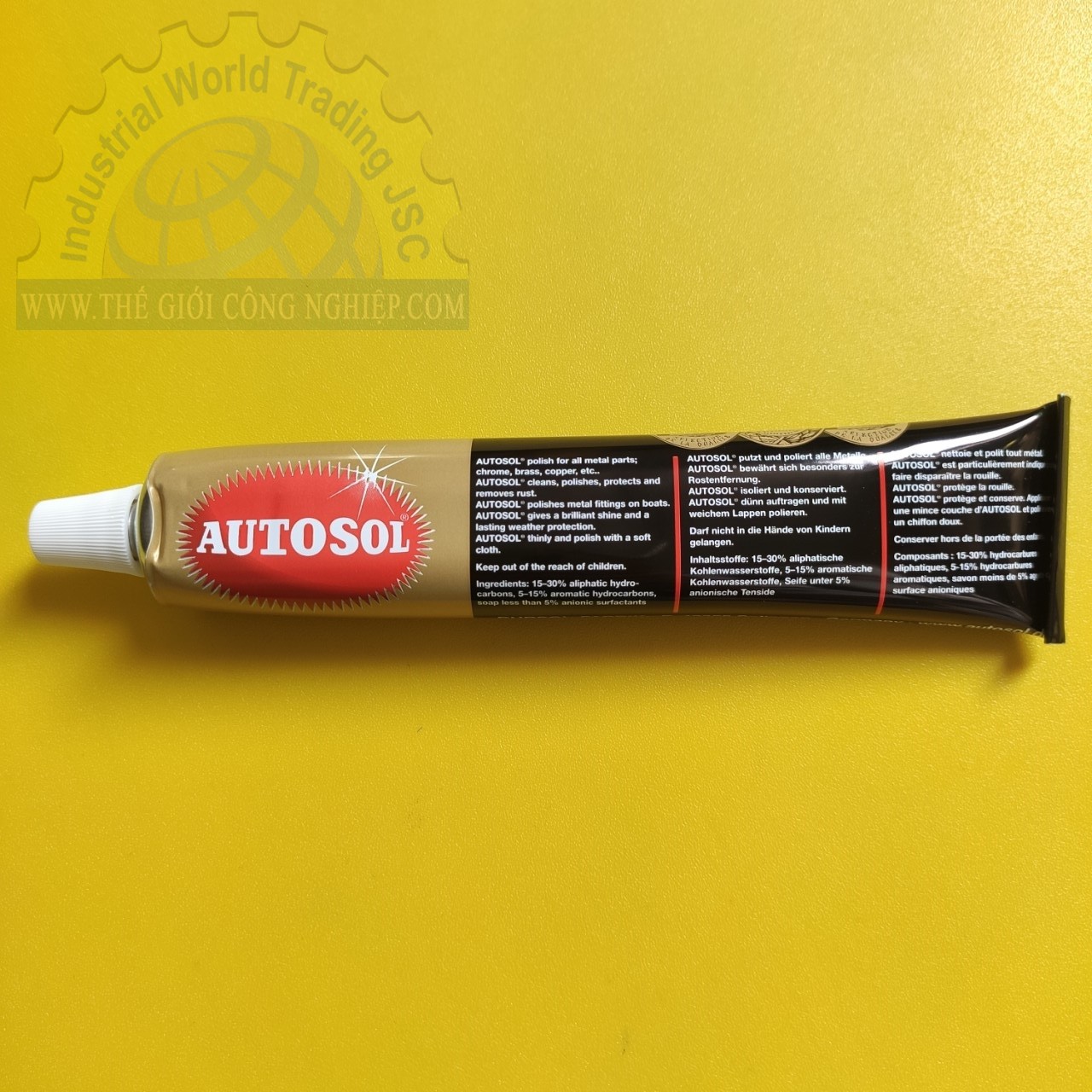 Kem đánh bóng kim loại 75ml Autosol 01-001000 (Nâu, đen)