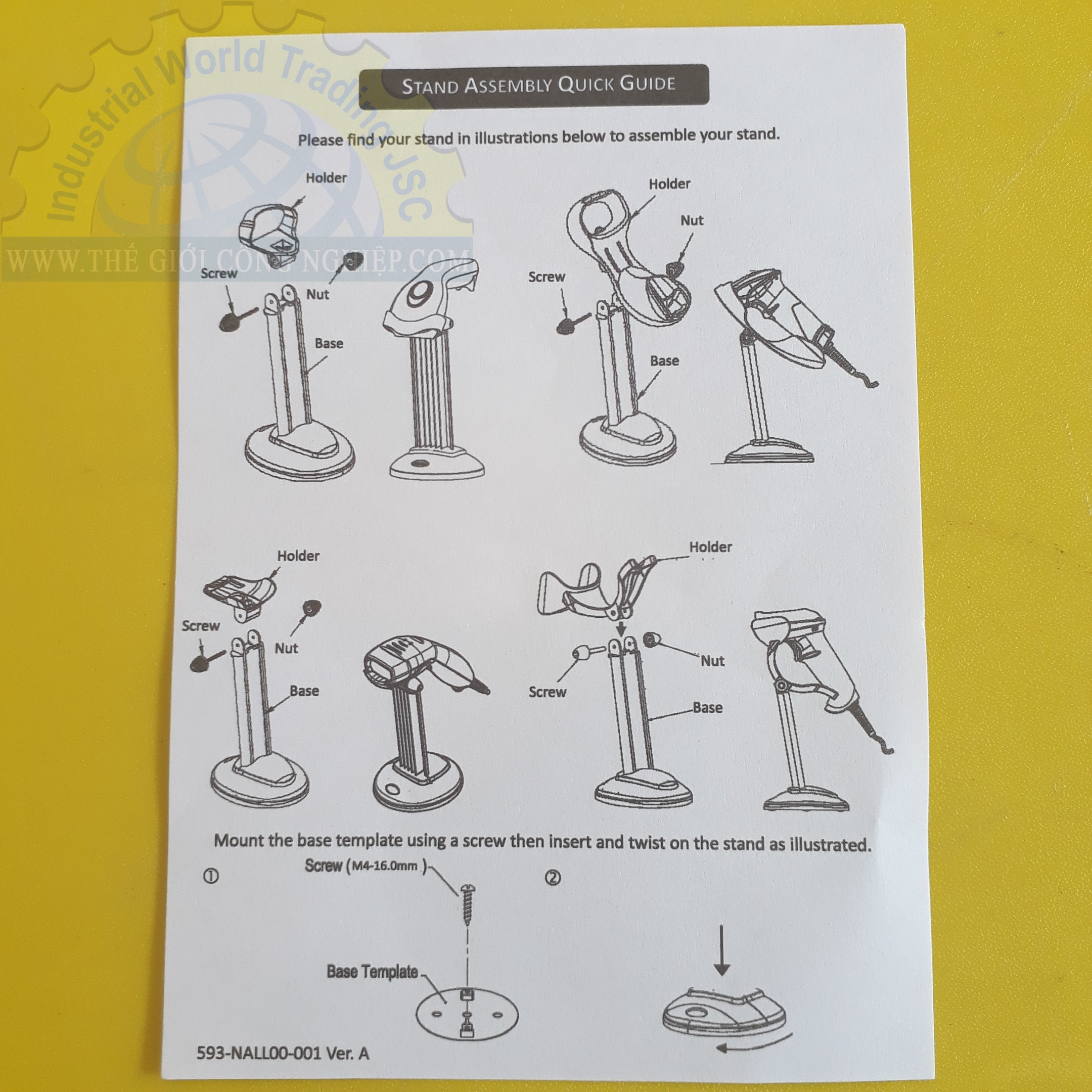 Máy đọc mã vạch 500 scans/ giây