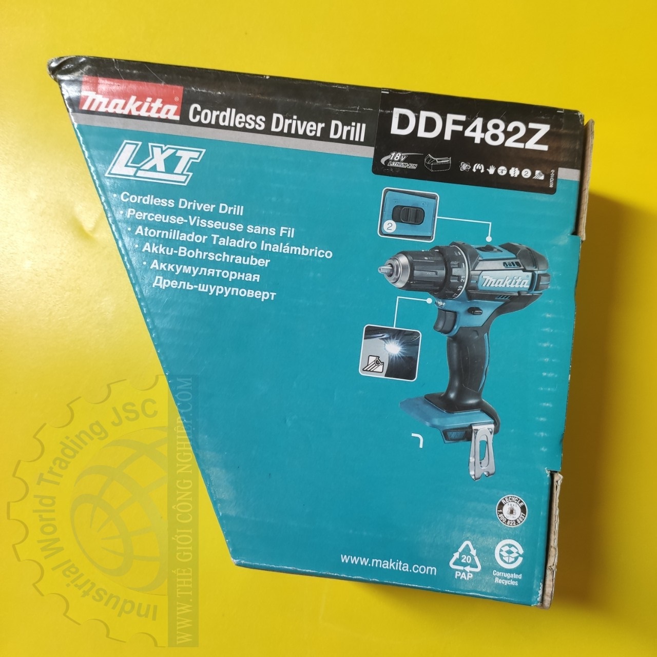 Máy khoan và vặn vít Makita DDF482Z, dùng pin 18V