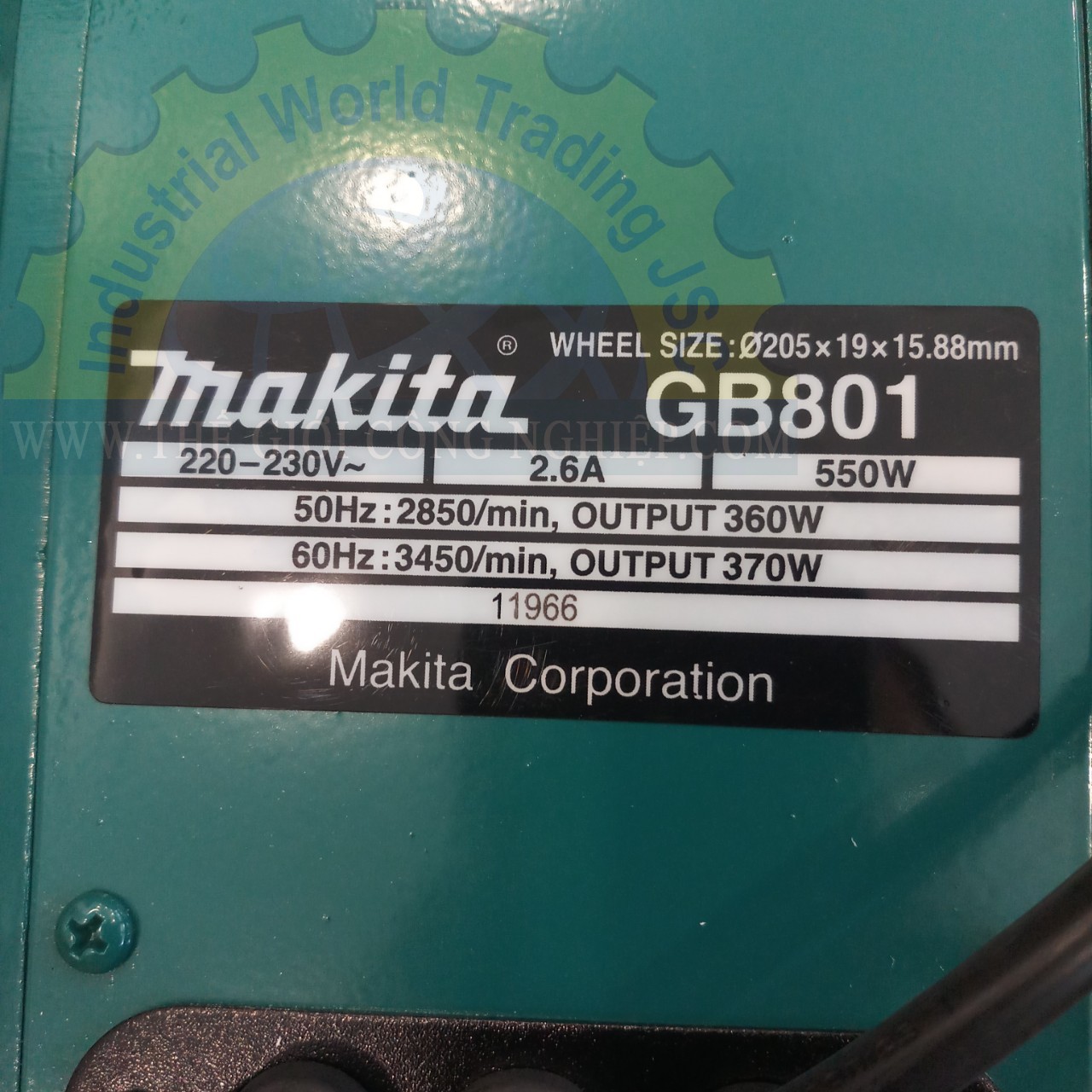 Máy mài 2 đá MAKITA GB801, 550W, 205mm Makita GB801