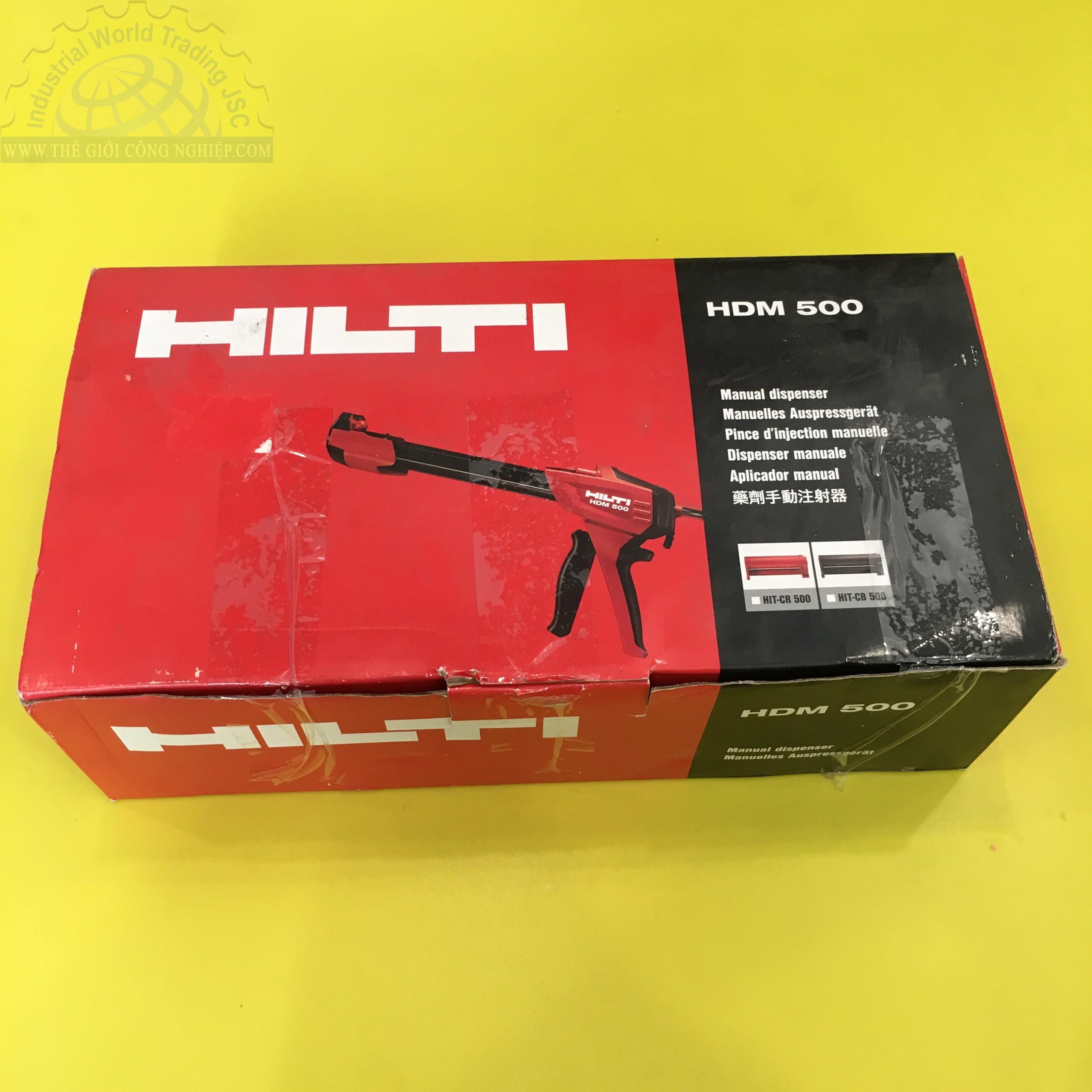 Súng bắn keo HILTI HDM-500, dung tích 500ml