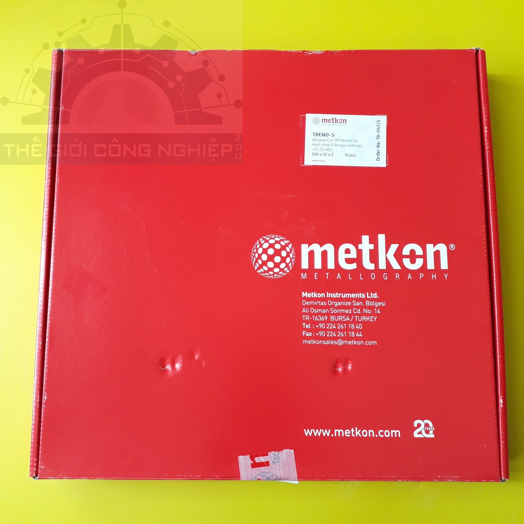 Đá cắt kim loại METKON 19-043/S, 300x32x2mm