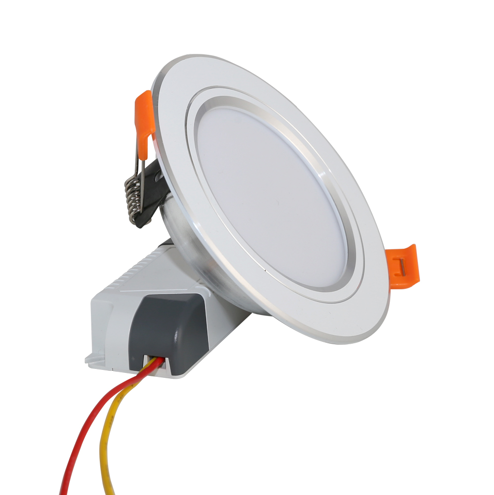 Đèn led âm trần downlight  khoét trần 110 RangDong D AT10L 90/7W (VIỀN BẠC 3000K)