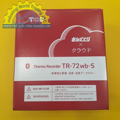 Nhiệt ẩm kế tự ghi Tandd TR-72wb-S, dải đo nhiệt độ -25 ~ 70 ° C , dải đo độ ẩm 0 ~ 99% 