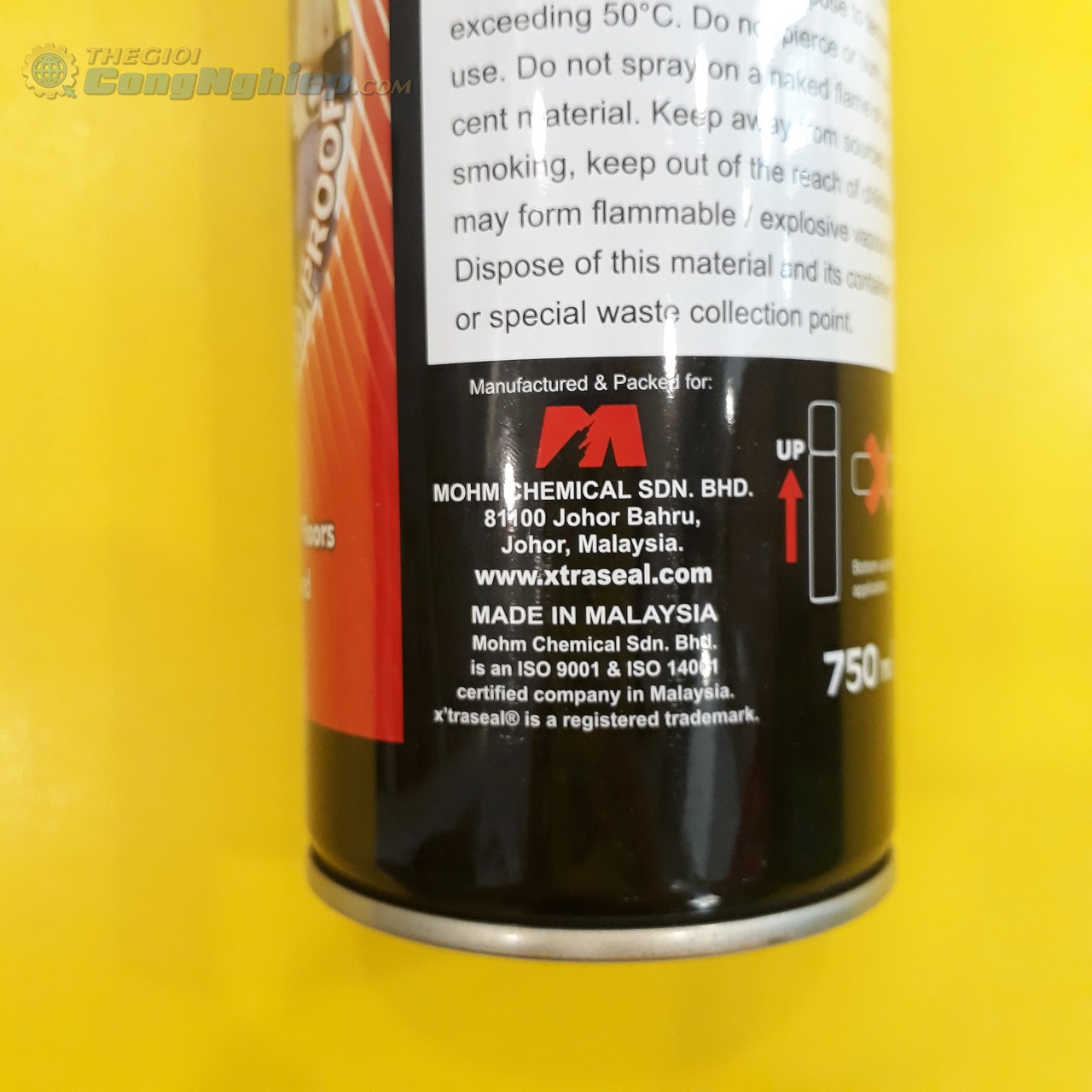 Keo PU Foam Xtraseal, bọt xốp cách âm, cách nhiệt  750ml