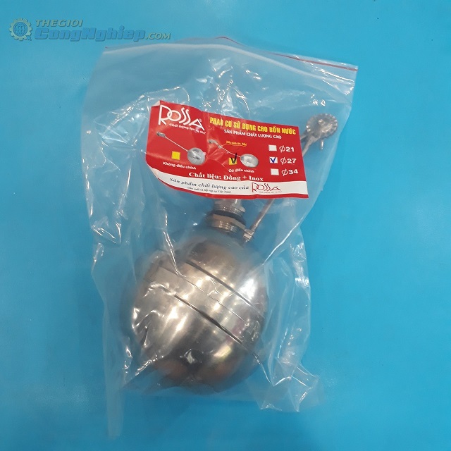 Phao cơ inox 304  27mm Rossa