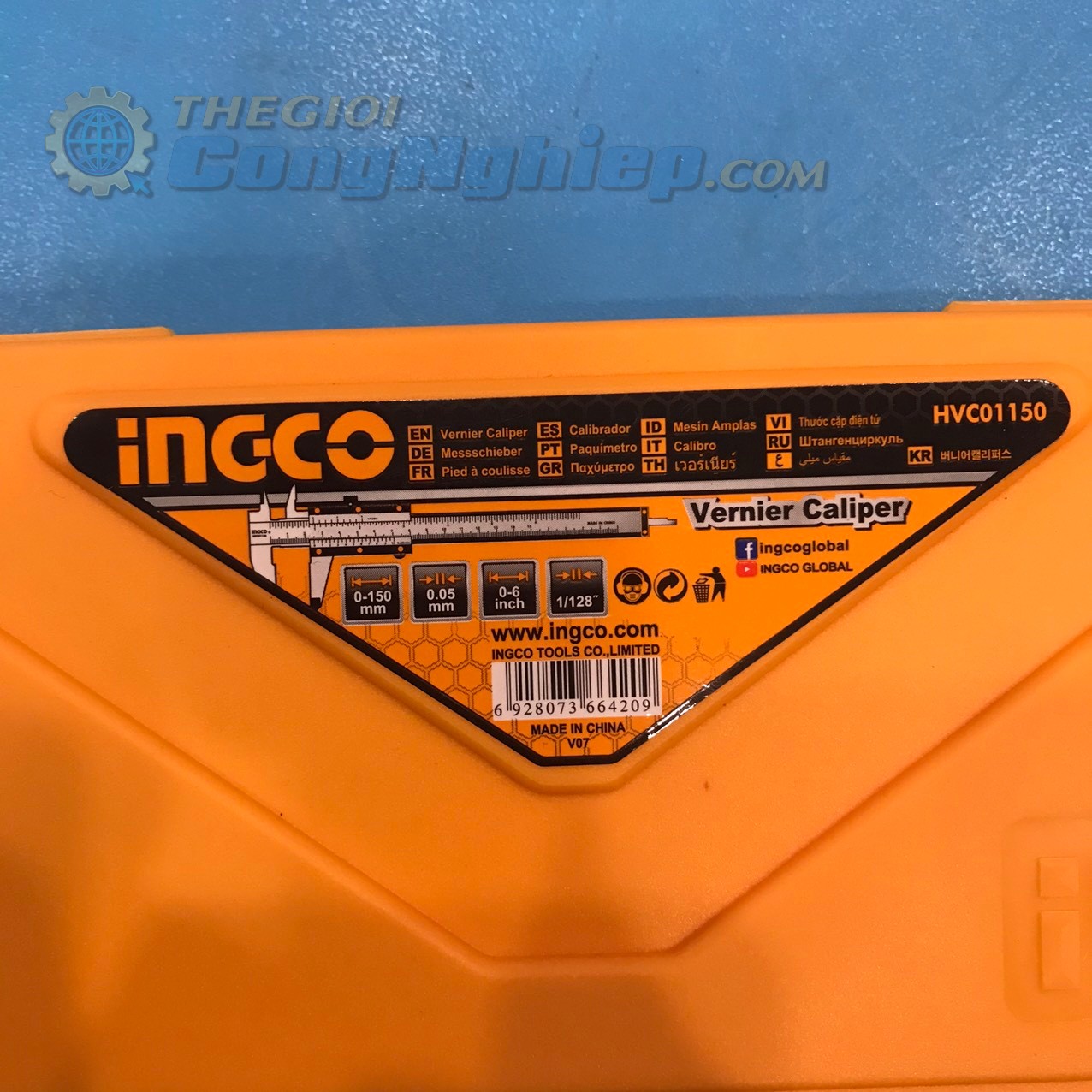 Thước cặp cơ Ingco HVC01150,  phạm vi đo  0 - 150mm