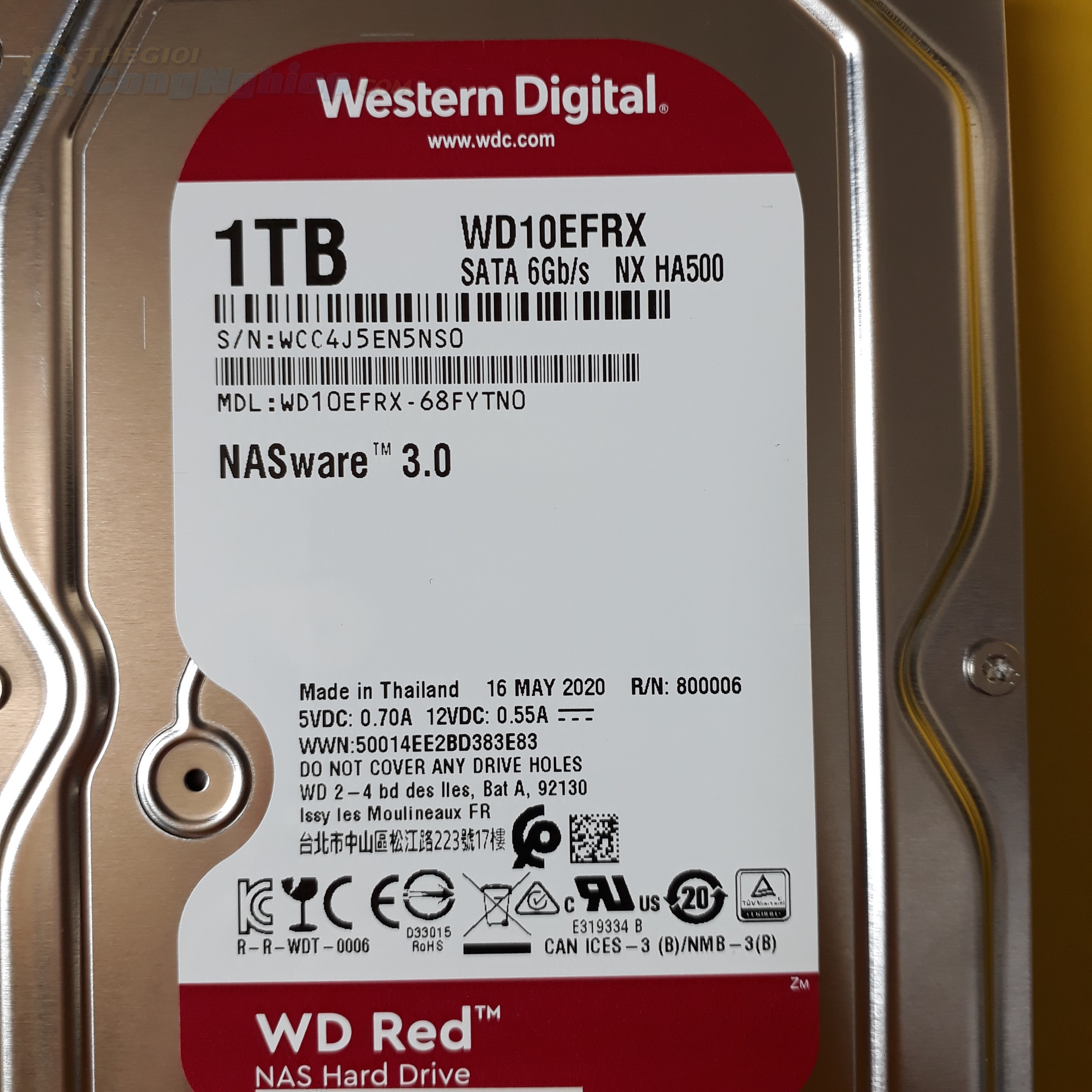 Ổ cứng HDD Western Digital Red 1TB 3.5