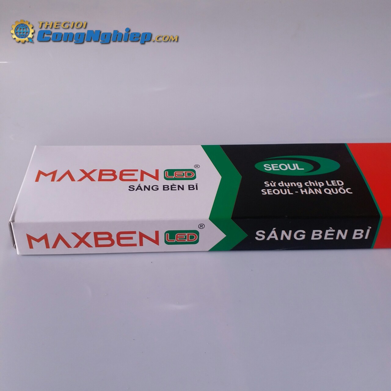 Bóng đèn led tube bán nguyệt 40w, Maxben BN-MB-40-1.2-T, ánh sáng trắng (6500K)