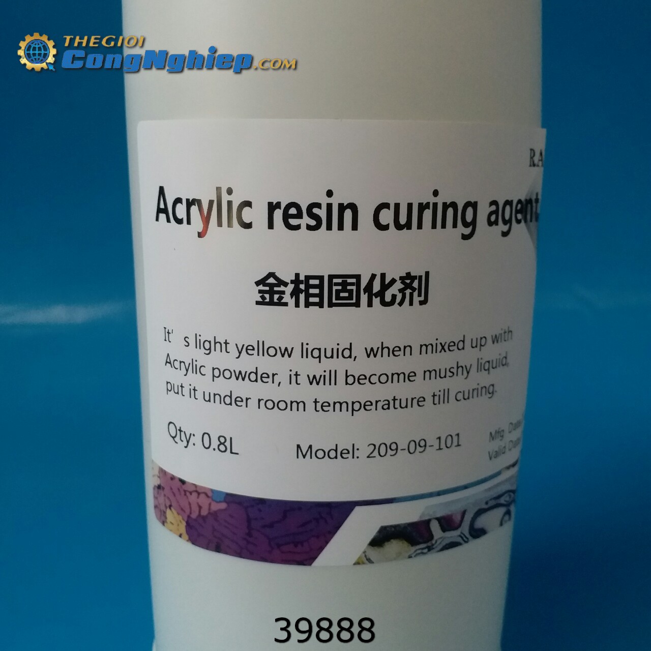 Chất đông rắn Acrylic Resin curing agent Ray-shine 209-09-101, 0,8L