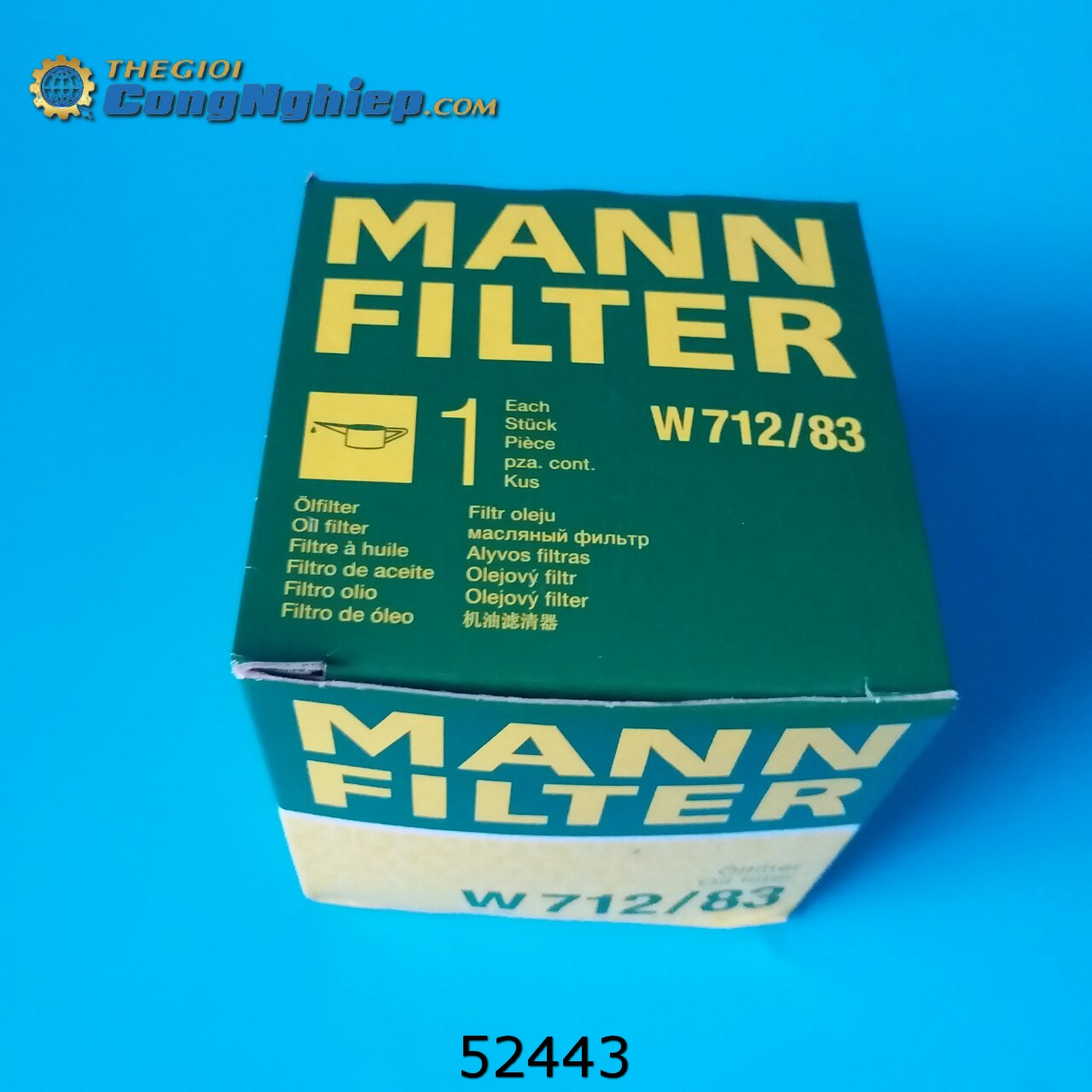 Lọc dầu máy nén khí MANN FILTER W712/83