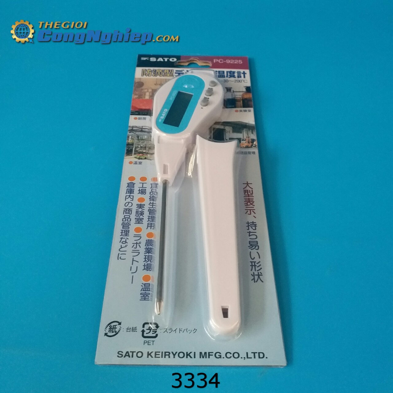 Nhiệt kế điện tử SK-Sato PC-9225, dải đo -30°C ~ 200°C