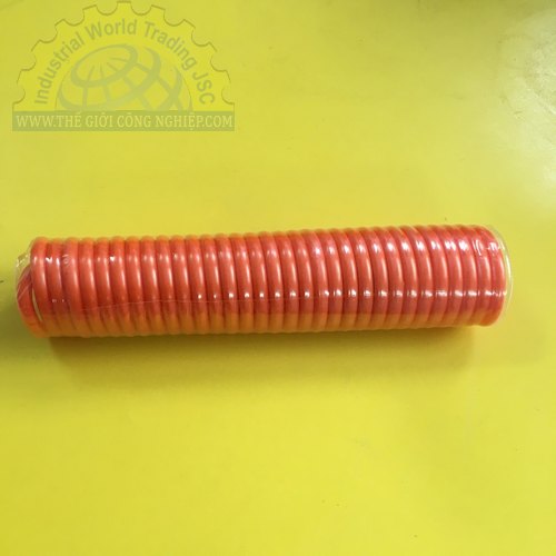 Dây hơi xoắn PU màu cam BOMA-TPU, đường kính 5 x 8mm,  chiều dài 6m