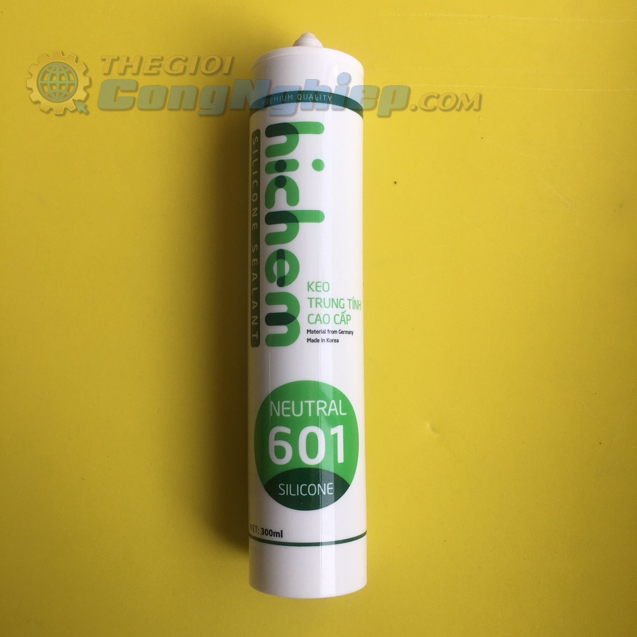 Keo silicone hichem trung tính 601 300ml màu đen