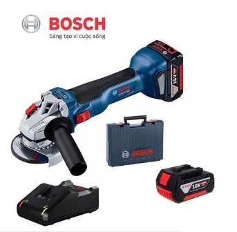 Máy mài góc Bosch GWS 180-LI dùng pin 18V/4Ah động cơ không chổi than cốt trục M10