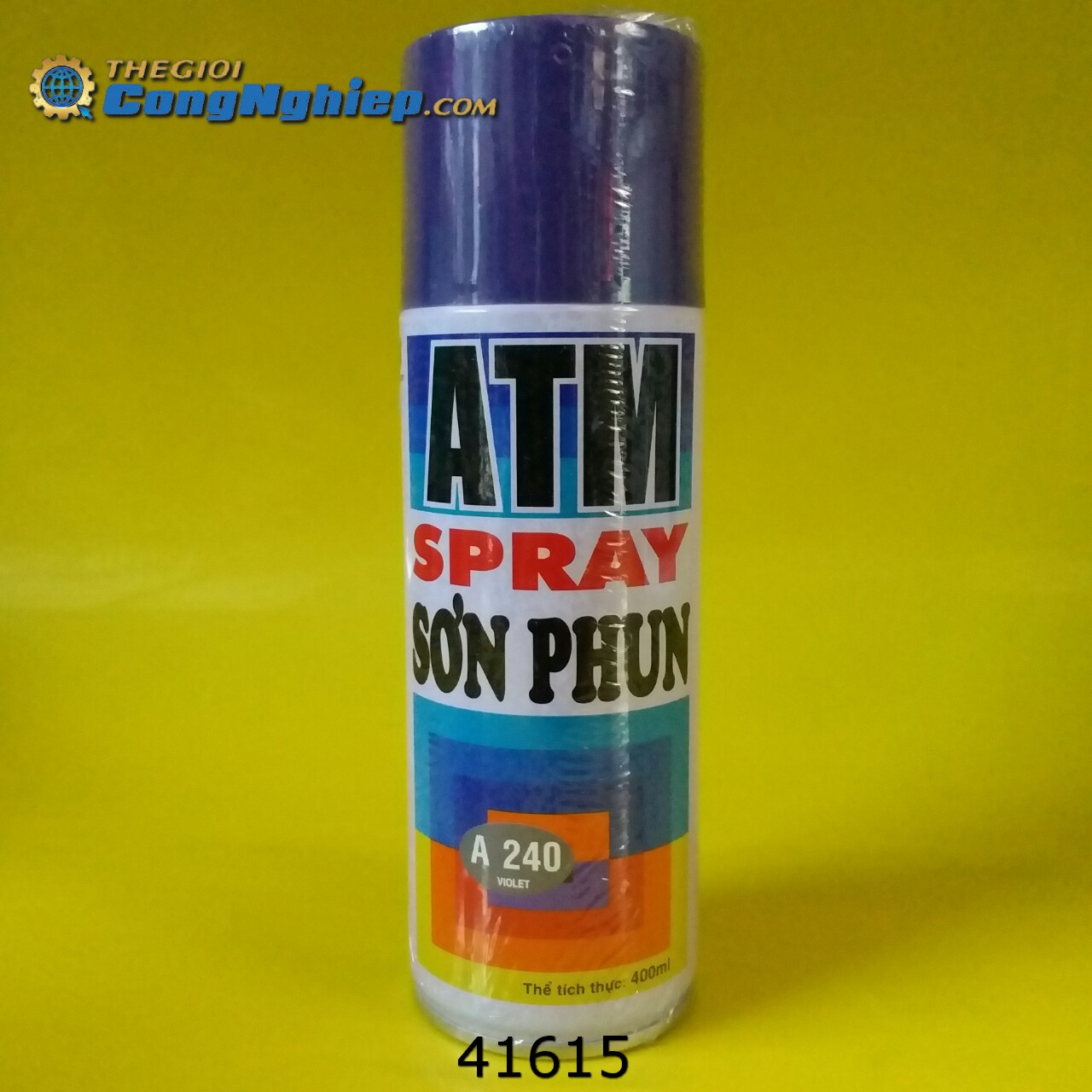 Sơn xịt ATM SPRAY A240 màu tím 400ml (Violet), 12 chai/ 1 thùng